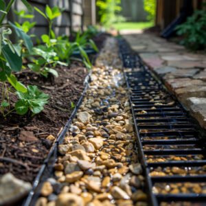 French Drain Install in California Sacramento Area