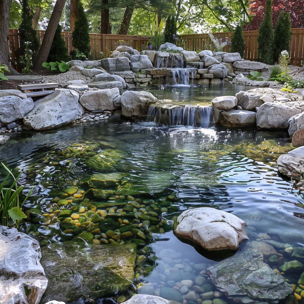 pond design photo california