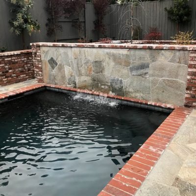 Pool Stone Masonry Work